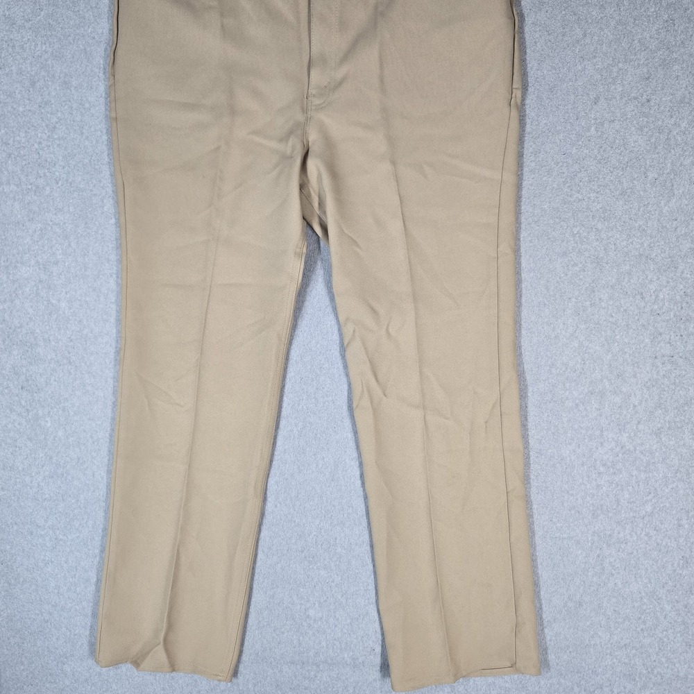 VINTAGE Levi's Men Pants 44X34 Khaki Chino Made in USA Straight High Rise Casual